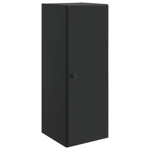 vidaXL Armoire Murale 33 x 34 5 x 90 cm Bois d'ingénierie Noir