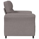 vidaXL Canapé 1 place Taupe 88 x 83 x 95 cm