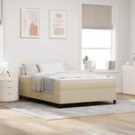 vidaXL Cadre de lit Vert gris 140 x 190 cm Tissu en velours côtelé