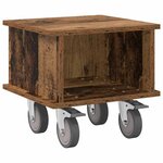 vidaXL Meuble TV Bois ancien 37 x 35 x 35 cm Bois d'ingénierie