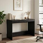vidaXL Bureau de lit Chêne noir Bois d'ingénierie 100 x 45 x 75 cm