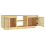 vidaXL Meuble TV 110x30x40 cm bois de pin massif