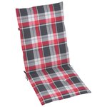vidaXL Chaises inclinables de jardin et coussins lot de 8 Teck solide