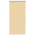 vidaXL Store enrouleur occultant 64 4 x 120 cm  largeur du tissu 60 cm  beige
