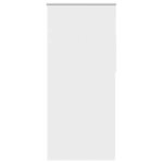 vidaXL Store enrouleur occultant 104 4 x 230 cm largeur du tissu 100 cm blanc