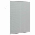 vidaXL Store de Fenêtre Argenté 155 x 220 cm Aluminium