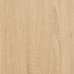 vidaXL Boîte de rangement chêne sonoma 50x30x28 cm bois d'ingénierie