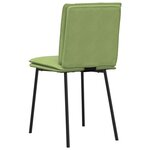 vidaXL Chaises à manger lot de 2 Vert clair Velours