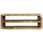 vidaXL Meuble TV Marron 100 x 32 x 36 cm Bois de manguier massif