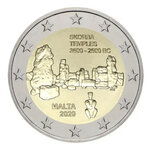 2 euros commémorative Malte 2020 UNC - Temples de Skorba.