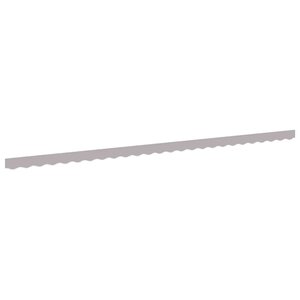 vidaXL Bande de auvent Gris clair 5.8 x 0.2 m Toile