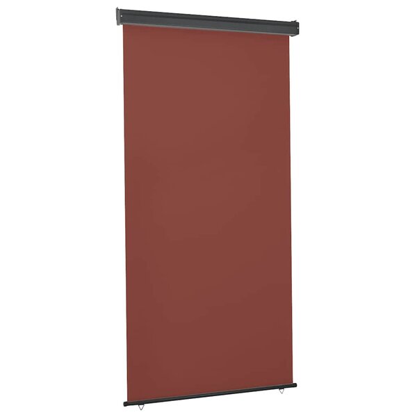 vidaXL Auvent latéral de balcon 125x250 cm Marron