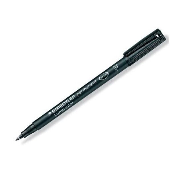 Marqueur permanent 'Lumocolor 318F' pointe fine noir STAEDTLER
