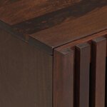 vidaXL Table de chevet 40x34x46 cm bois de manguier massif
