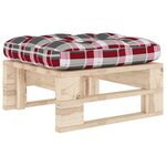 vidaXL Pouf palette de jardin bois de pin imprégné