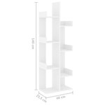 vidaXL Bibliothèque Blanc 48x25 5x140 cm Bois d’ingénierie