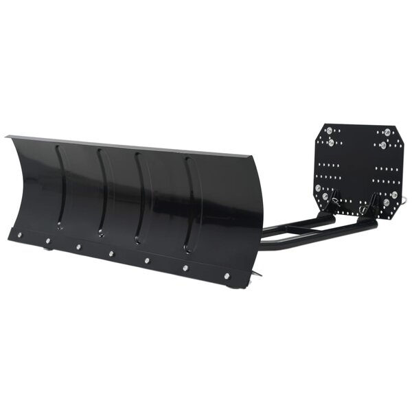 vidaXL Chasse-neige pour VTT 120 x 38 cm Noir
