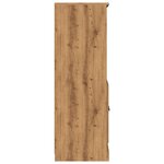vidaXL Buffet haut chêne artisanal 60x35 5x103 5 cm bois d'ingénierie