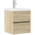 vidaXL Armoire d'évier Chêne sonoma 41x38 5x45 cm Bois d’ingénierie