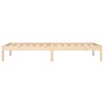 vidaXL Lit de jour sans matelas 90x190 cm bois de pin massif