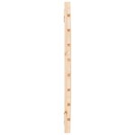 vidaXL Tête de lit murale 96x3x63 cm Bois massif de pin