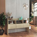 vidaXL Buffet Chêne sonoma 105x30x70 cm Bois d’ingénierie