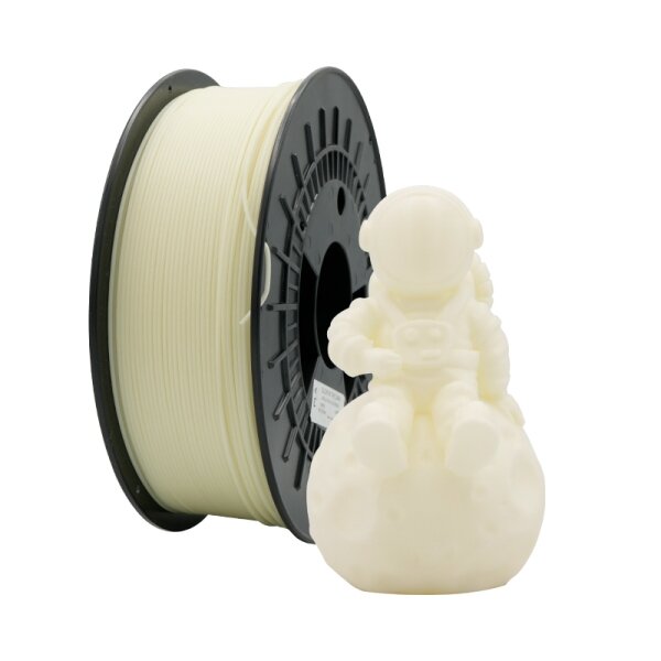 Filament PLA 3D - Diamètre 1 75 mm - Bobine 1kg - Couleur Glow in the Dark