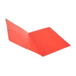 Chemise à élastiques sans Rabats carton 400g 24x32 cm Rouge EXACOMPTA