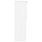 vidaXL Dessus de commode ALTA blanc 77x30x92 cm bois massif de pin
