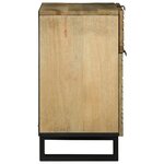 vidaXL Meuble de Chevet 50x33x60 cm Bois Massif de Manguier