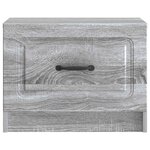 vidaXL Table basse Sonoma gris 49 x 50 x 37 cm Bois d'ingénierie