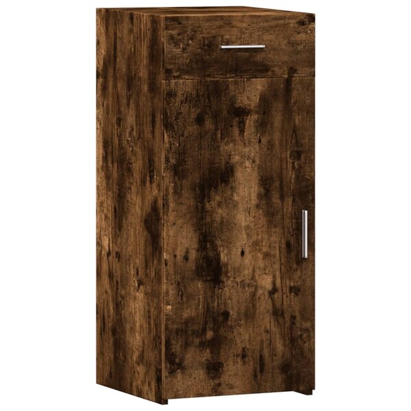 vidaXL Buffet chêne fumé 40x42 5x93 cm bois d'ingénierie