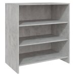 vidaXL Buffets 3 Pièces Gris béton Bois d'ingénierie