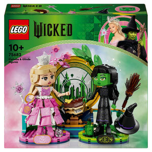 Figurines LEGO® Wicked d'Elphaba et Glinda - Set 75682 pour les fans de Wicked
