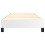 vidaXL Cadre de lit sans matelas blanc 100x200 cm similicuir