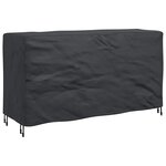 vidaXL Housse pour mobilier d'extérieur Noir 180 x 70 x 90 cm 420D