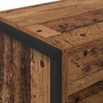 vidaXL Bibliothèque Bois Ancien 80 x 30 x 155 cm Bois d'ingénierie