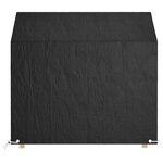 vidaXL Housses de banc de jardin 2 Pièces 8 œillets 130x70x70/88 cm PE