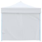 vidaXL Tente de réception escamotable avec 8 parois 3 x 9 m Blanc