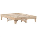 vidaXL Cadre de lit sans matelas 140x200 cm bois massif de pin