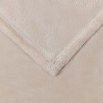 vidaXL Couvertures à jeter 6 Pièces Beige 130 x 150 cm Toison