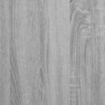 vidaXL Bureau Sonoma gris 113 x 54 x 120 cm Bois d'ingénierie