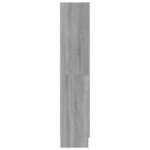 vidaXL Bibliothèque Sonoma gris 82 5x30 5x150 cm Bois d'ingénierie