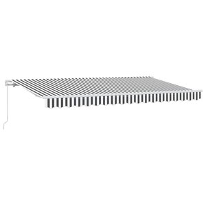 vidaXL Auvent Rétractable Anthracite 400 x 200 cm tissu