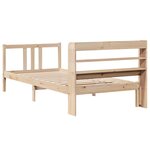 vidaXL Cadre de lit avec tête de lit sans matelas 75x190 cm