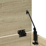 vidaXL Boîte de rangement chêne sonoma 102x35x35 cm bois d'ingénierie