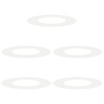 vidaXL Pot en plastique Blanc Plastique Moyen Durable Pot en plastique
