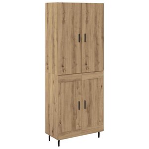 vidaXL Haut Armoire Chêne artisanal 69 5 x 34 x 180 cm