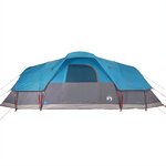 vidaXL Tente à dôme 11 personnes bleu imperméable