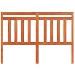 vidaXL Tête de lit cire marron 135 cm bois massif de pin
